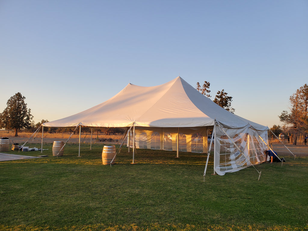 party stretch tent Tent, 30 x 45 Supreme Elegance – Events By Design, Event Rentals of Oregon