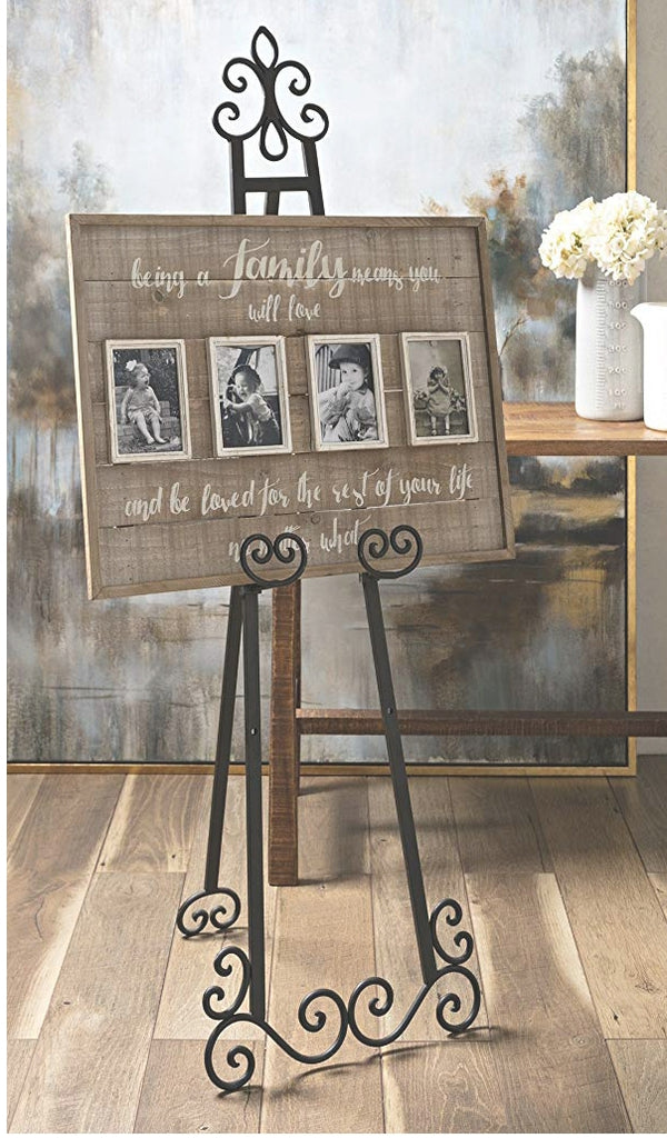 Easels, Rod Iron Heart or Wide Bottom – Events By Design, Event