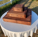 Dessert, Mountainside Wood Tiered Display with Table