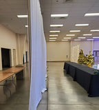 Pipe and Drape White