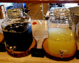 Beverage Dispenser Wood Handle