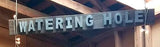 Bar, Western "Watering Hole" sign