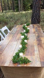 Table, Reclaimed Oak Look Barnwood Top (laminate)