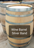 Barrel Silver or Black Band