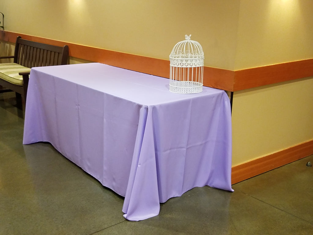 Linen Lavender Rectangle 90