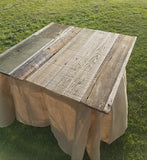 Table, Authentic Barnwood Table Top Square