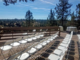Chair, white wedding/event residential