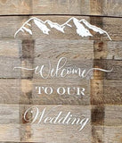 Sign, Welcome To Our Wedding