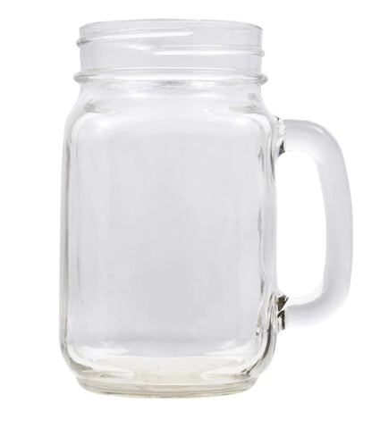 Glassware, country jar mug